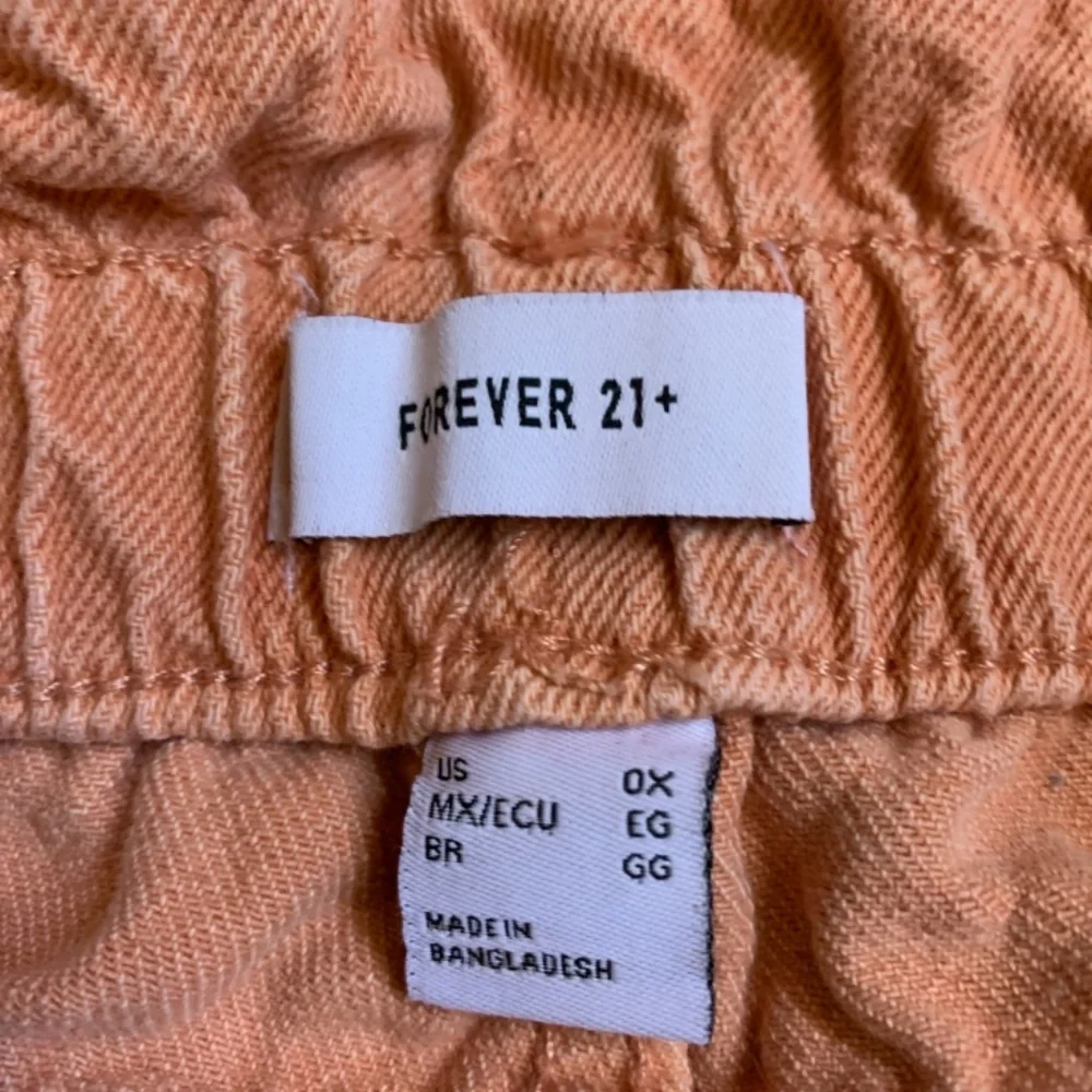 Forever‎ 21+ ruched waist light coral jeans. Worn about 4x